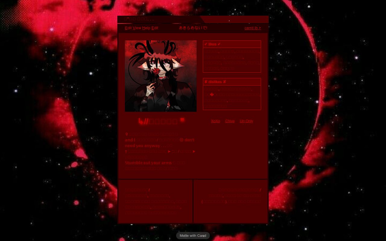 Carrd profile picture for @timor